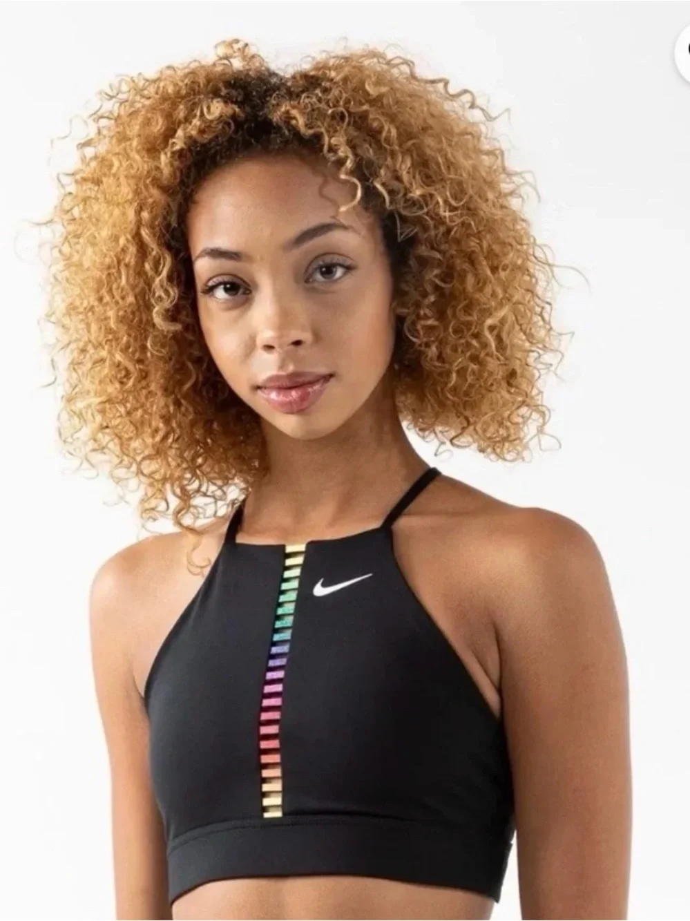 Nike Dri-FIT Indy Rainbow Ladder Sports Bra